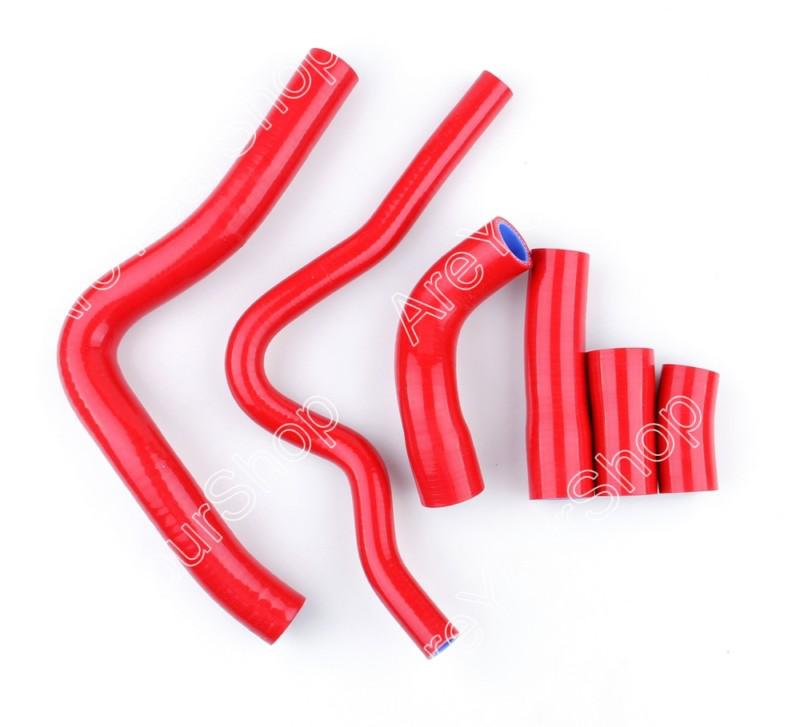 Red kit silicone hose radiator heater yamaha r1 2004-2006