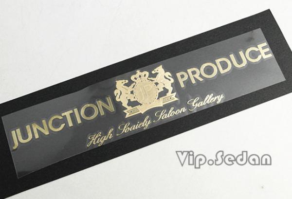 Junction produce golden metal jp vip middle badge auto sticker decals emblems