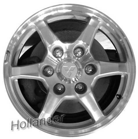 Wheel/rim for 01 02 montero ~ 16x7 alloy 6 spoke 4783802