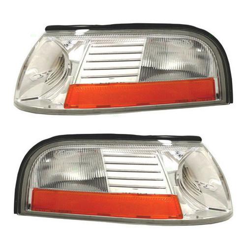 New pair set signal marker light lamp lens housing dot 03-05 grand marquis