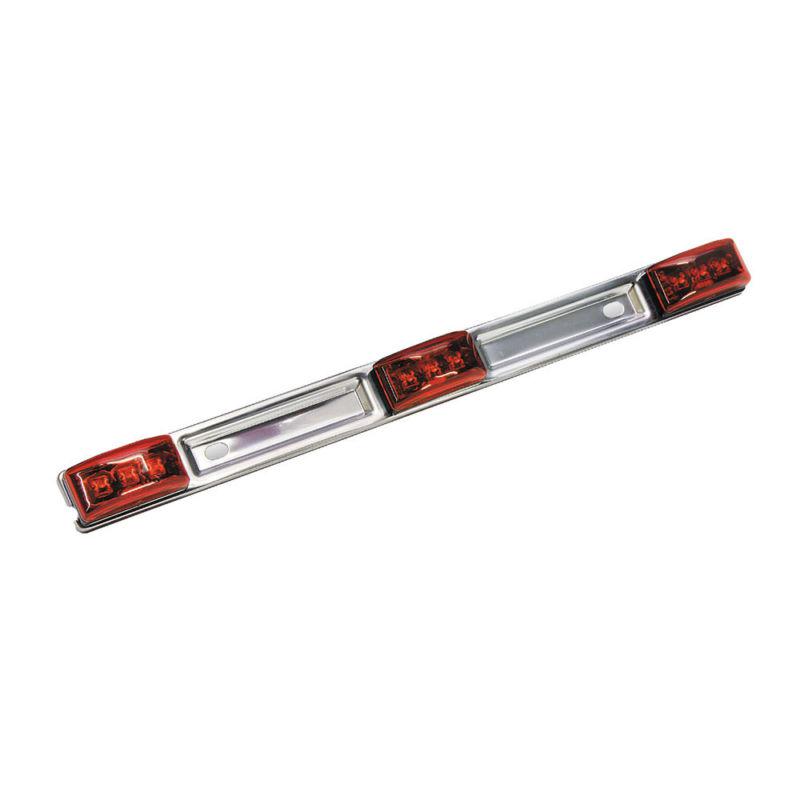 Wesbar waterproof led id light bar - red 401567