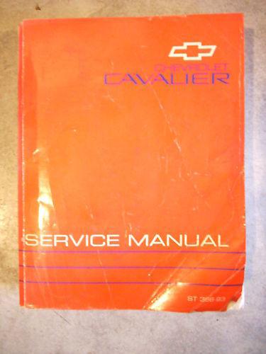 1993 93 chevy chevrolet cavalier shop service repair book manual