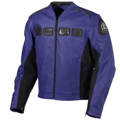 Icon jacket accelerant blue 2x 2810-1262