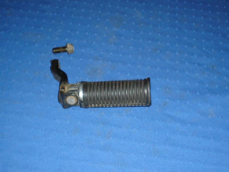 Kawasaki vulcan motorcycle original front left foot peg oem part original +bolt