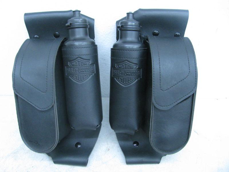 Harley saddlebag guard bag & water bottle holder ultra classic road glide king