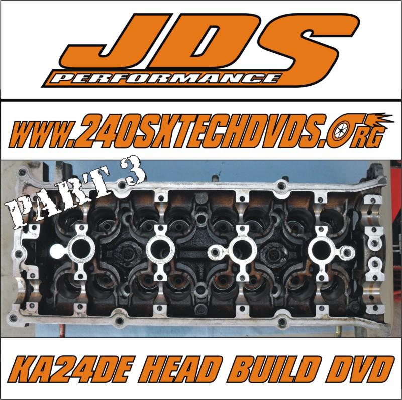Nissan 240sx ka24de cylinder head build dvd video s13 s14 cams turbo remanned
