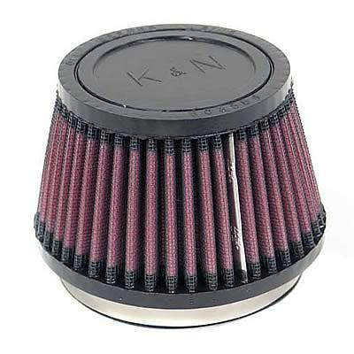 K&n air filter filtercharger conical cotton gauze red 3.5" dia inlet ea ru-4410