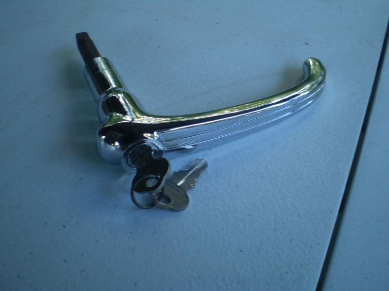 1938-39 chevy chrome locking door handle 