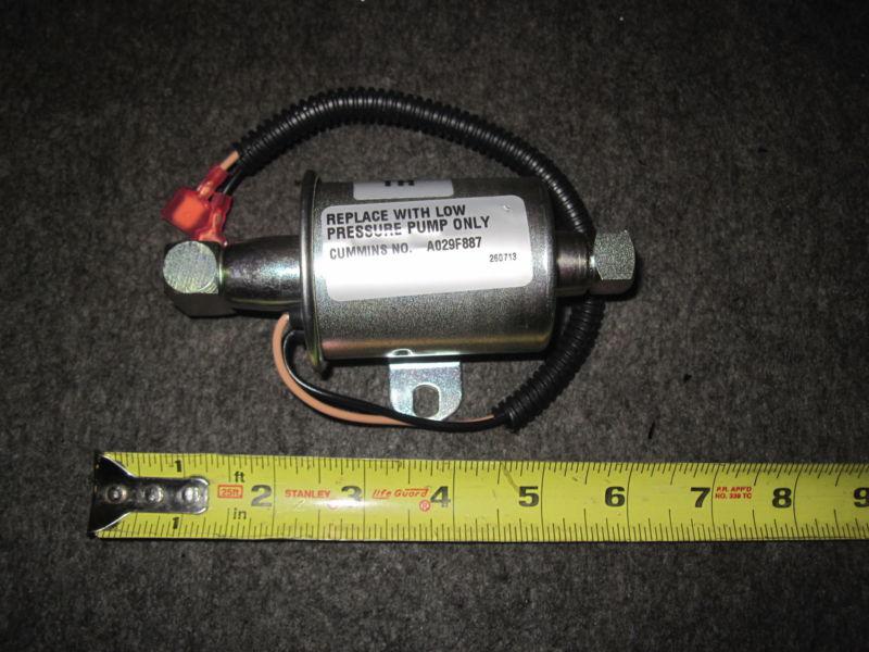 New genuine cummins onan generator fuel pump a029f887