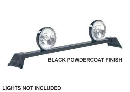 Carr low profile light bar - roof mounted lightbar - black powdercoat 210501