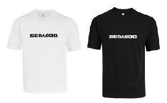 Sea doo mens classic t-shirt 2014 white/black 286313