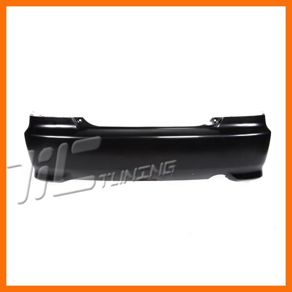 04 05 honda civic coupe lx rear bumper raw plastic non primed facial cover