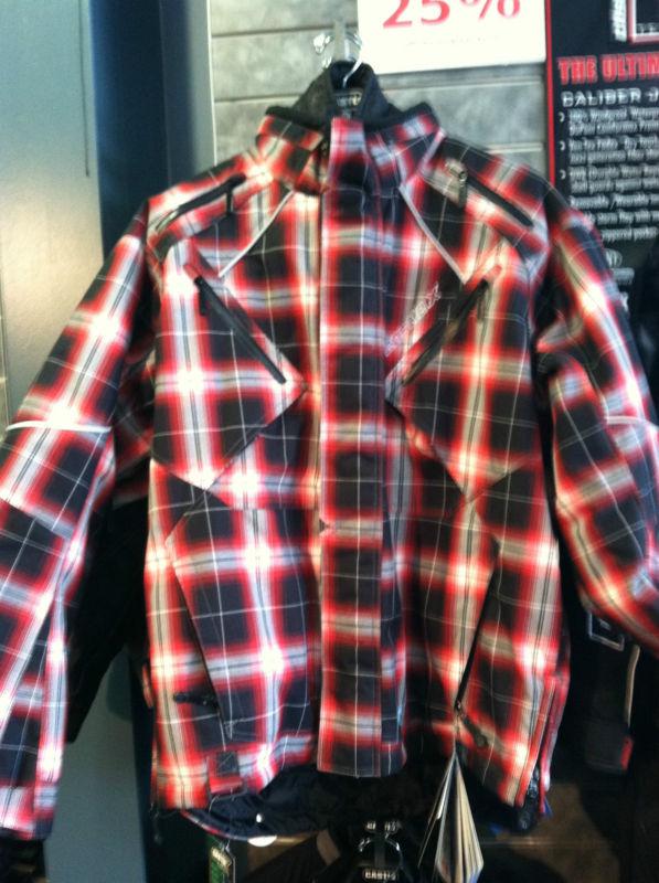 Castle x caliber plaid mens jacket