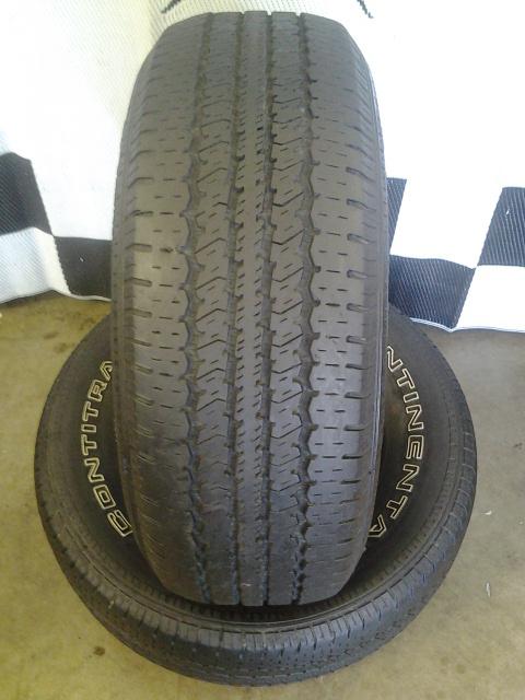 "near new" 2  available! continental conti trac tr tire  265/70r17  265/70/17  