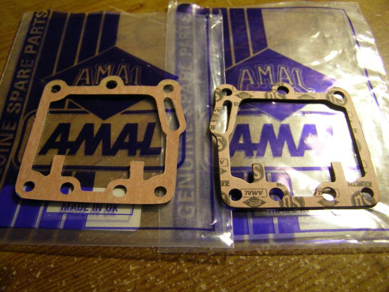 Norton triumph bsa  amal  mk2  carb   carburetter bowl gaskets,two (2)  stk 12g