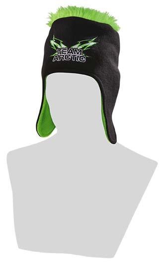 Green team arctic cat hair beanie hat cap one size fits most adults 5243-039