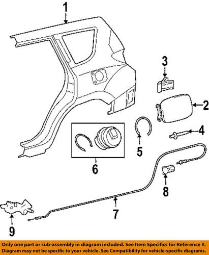 Toyota oem 9026906017 quarter panel-fuel door rivet