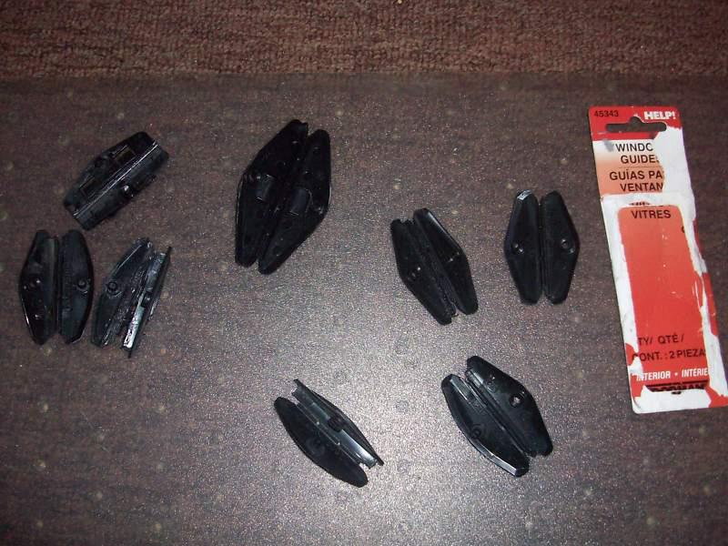 Lot of 7 dorman window guides 45343, new opened never used