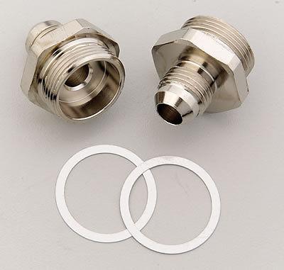 Russell 640221 fittings carburetor inlet -6 an to 7/8-20" thread endura pair