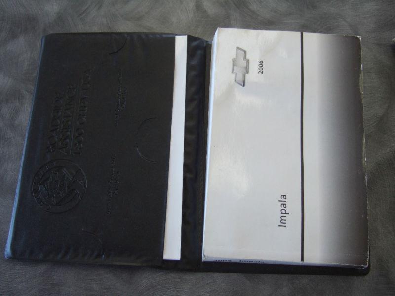 2006 chevrolt impala  owners manual 