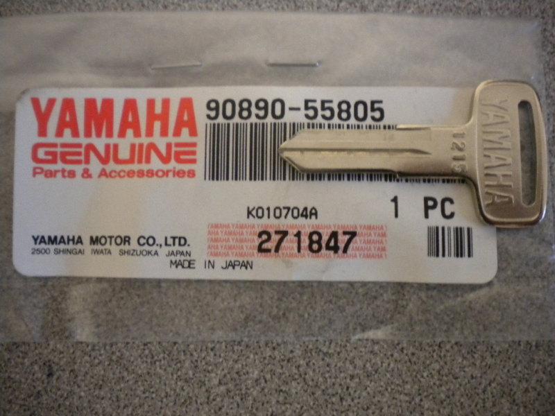 Nos yamaha oem blank key 1215 90890-55805-00