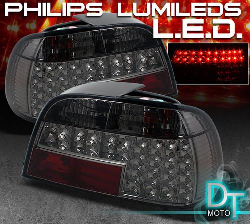 Smoked 95-01 bmw e38 7-series philips-led perform tail lights left+right