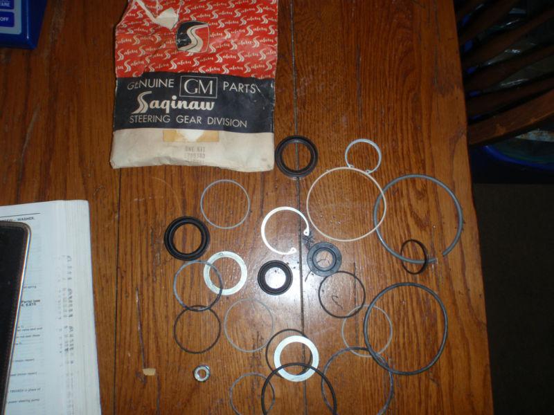 Nos 1964-78 chevy pontiac olds z28 gto 442 power steering seal kit gm # 5696103