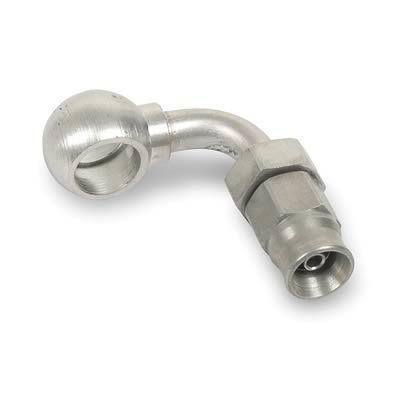 Earl's 601593erl hose end speed-seal 90 deg -3 an hose 10mm banjo stainless each