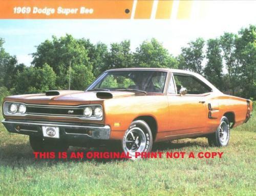 1969 dodge super bee very nice muscle car print 