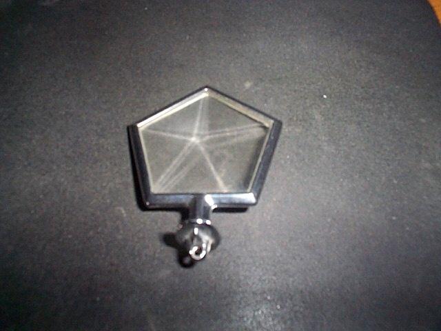 Old chrysler glass pentastar hood ornament # 4 - imperial?