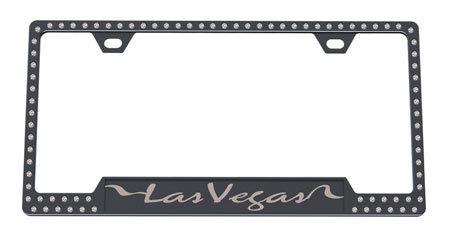 License2bling swarovski crystals city license plate frames - 8425-163