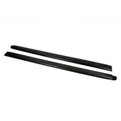 Wade automotive bed rail caps smooth style plastic black toyota pair