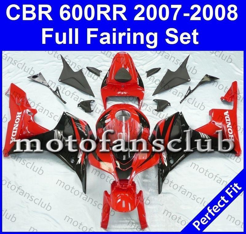 Fit honda cbr600rr 07 08 cbr 600 rr 2007 2008 fairing kit bodywork #11 c