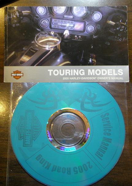 Harley touring oem manual and cd of service manual