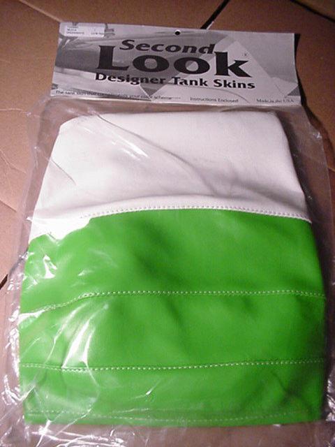 1996 kawasaki zx-9 tank bra green/white second look designer skins sportbikes