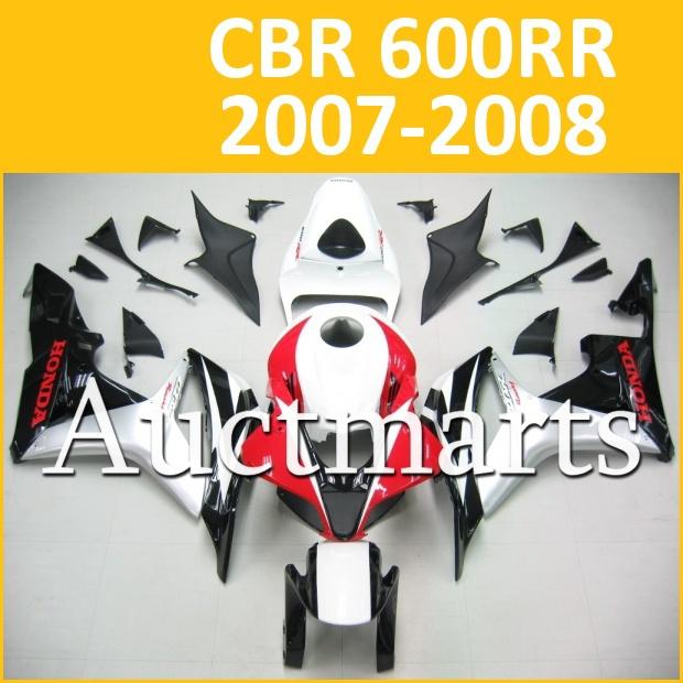 Fit honda 07 08 cbr600rr cbr 600 rr 2007 2008 fairing kit abs plastics b13 h39