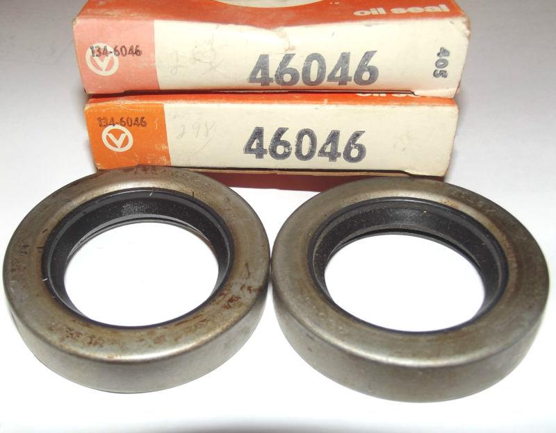 Rear wheel oil seals 49-64 cadillac; 56-64 olds; 59-64 pontiac nors victor 46046