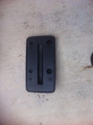 1997-2006 jeep wrangler tj license plate bracket  black plastic