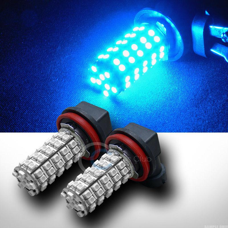 New 2pc xenon blue h11 68x smd led head fog/driving light lamp bulbs dc 12v 13