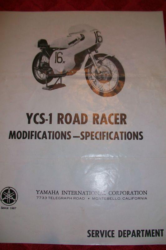 Copy of rare yamaha ycs1 road racer modifications and specs yamaha service dpt 