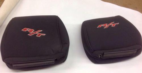 Set of original 2009 dodge challenger r/t oem blck clothheadrest covers