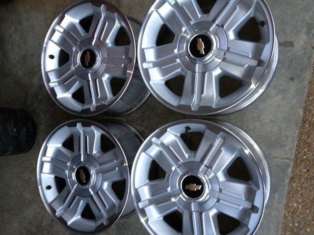 18" chevy 1500 silverado factory oem wheels with tpms sensors