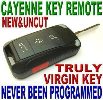 Porsche cayenne truly virgin chip key remote transponder keyless entry clicker b