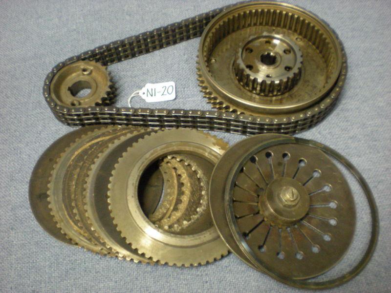 Norton 750 commando primary chain / clutch assembly and engine sprocket