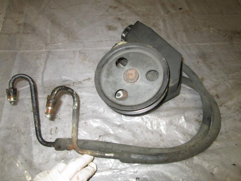 Jeep wrangler 1999 4.0 power steering pump and lines stock number 1737