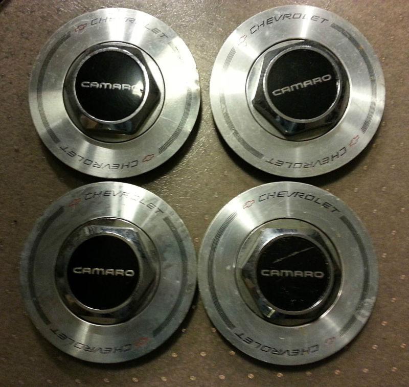 Chevrolet camaro chrome center cap 10119598 wheel rim  6"  set of 4