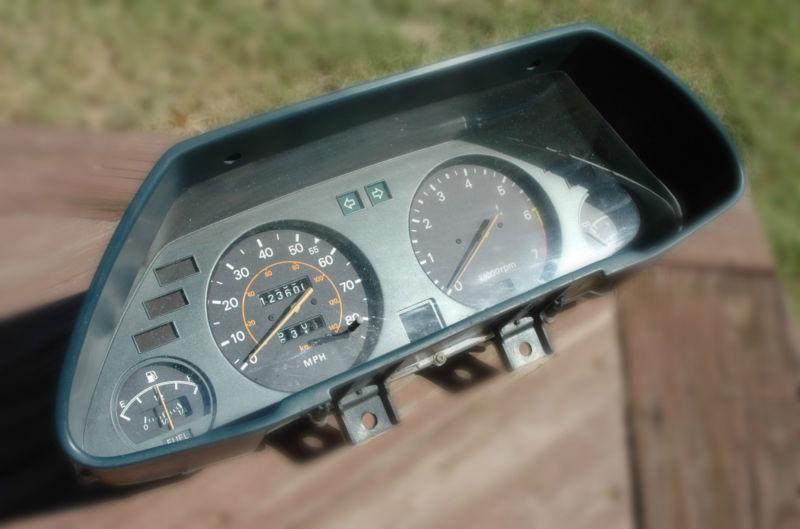 Datsun 280zx instrument cluster with navy blue bezel!!!!! 