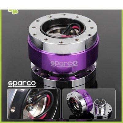 New 6 bolt purple steering wheel quick release hub universal sparco, nrg,momo,