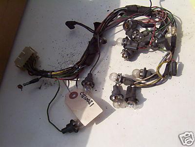 68 cougar instrument cluster wire harness 1968