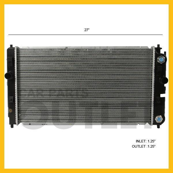 04-05 chevy classic 2002-2004 olds alero 2005 grand am 2.2 l4 radiator auto new